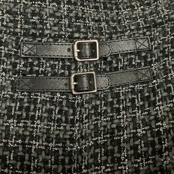 Loft Woven Black & White Skirt - Petite Size 8 - NWT - Picture 3 of 9